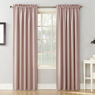 Sun Zero Barrow Energy Rod Pocket Curtain Single Panel