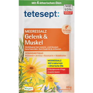 tetesept havsalt til muskler og afslapning 124.38 DKK/1 kg