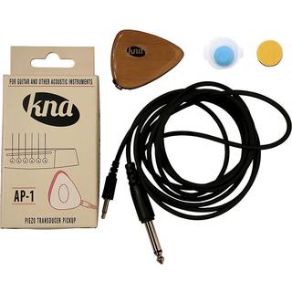 Kna pickups 1/4 '' til 1/8 kabel Universal Stick-on Piezo Acoustic Instrument Pickup (AP-1)
