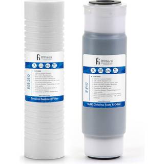 Ifilters LWH -D Udskiftningsfilters?t - Hele hus 2 -trins sediment - Rust & CTO -filtre - 2,5 """" X 10 - Udskiftelig med AP117 & AP110 Filtermodel