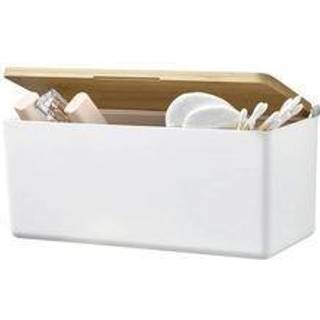 tesa Baboo Storage Box M Self-adhesive Bamboo And High-quality Plastic