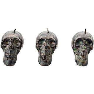 Totenkopf Teelichter 3er-Set