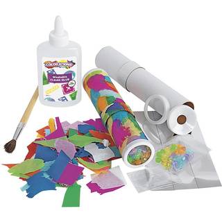 Farvninger g?r og dekorerer din egen stilk kalejdoskop farverig videnskabsh?ndv?rksaktivitet kunst og h?ndv?rk 7-1/2 """" L x 1-3/4 """" Dia Mess Gra