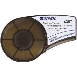 Brady Krympeslage sort på gul 2,39mm-5,46mm