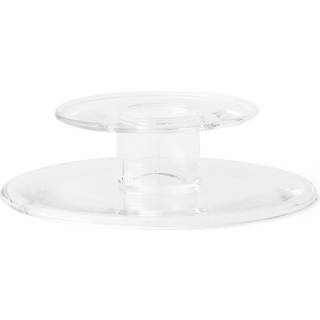 Audo Copenhagen Candlelight And Scents - 'Abacus' candle holder, small in CLEAR BOROSILICATE