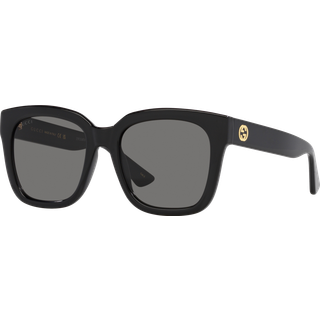 Gucci GG1338S 001 54 Solbriller Kvinder Black - Black - 54mm