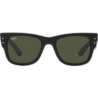 Ray-Ban RB0840SF Mega Wayfarer Asian Fit 901/31 52 Solbriller Mænd Black - Shiny Black - 52mm