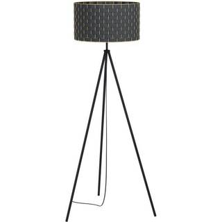 Gulvlampe Marasales i tekstil, tre ben
