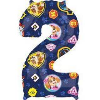 Paw Patrol 2 år ballon - 43x66 cm