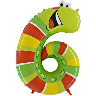 Animaloon Zahl 6 Raupe