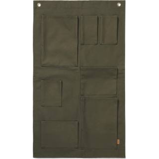 Bark Garden Wall Storage - Olive