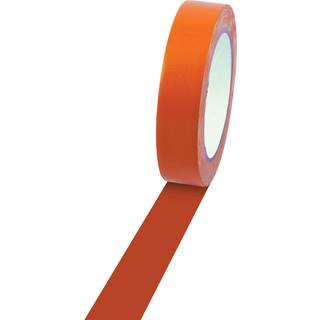 Champion Sports Vinyl Tape 1 bred x 36 meter lang orange - holdbart gulvmarkeringstape til sociale distancering af skolens fitnesscentre - H?rdt