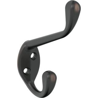 Amerock | Kabinet h?ngsel | 3/4 in. (19 mm) D?rtykkelse | Fuld indsat | Fuld indpakning | Boldspids | Matte sort | K?kkenkabinet d?r h?ngsel | En