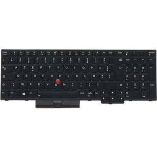Lenovo Chicony - Bærbar tastatur - til udskiftning - Fransk - Sort