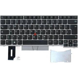 Lenovo Lite-On - Bærbar tastatur - til udskiftning - Tysk - Sølv