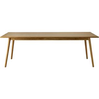 Fdb Møbler C35c Spisebord 220 Cm Lakeret Eg / - Spisebord & Barbord Linoleum Sort - C35C30110203
