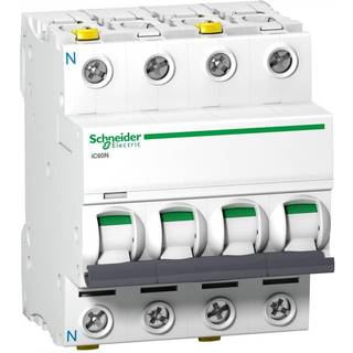 Automatsikring C16A 3P+N 6Ka 4M Schneider Electric