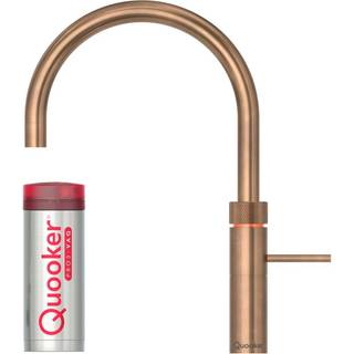 Quooker Fusion Round Bruneret messing, inkl. Pro3 beholder