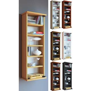 Loposa reol CD,DVD opbevaring 150 CD 6 hylder sort.
