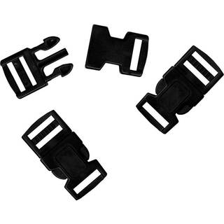 Pepperell Parachute Cord Buckles 30/PKG-15mm 15mm sort