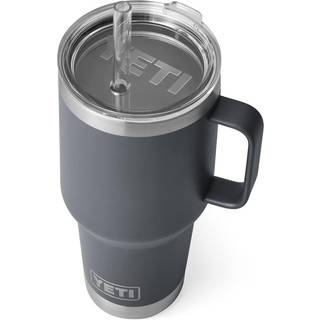Yeti Rambler 35 oz tumbler med h?ndtag og halml?ge rejse krus vand tumbler vakuum isoleret kop med h?ndtag rustfrit st?l kul