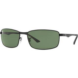 Ray - Ban Mand RB3498 N/A 002/71 Solbriller Metal Sort Grøn Firkantet Normal