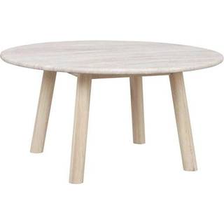 Rowico Home Taransay sofabord Beige/hvidpigmenteret 90 cm