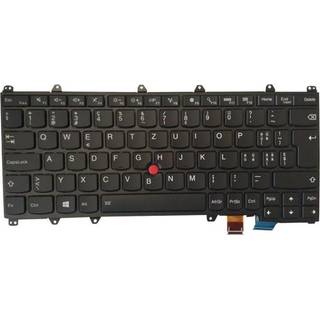 Lenovo Sunrex - Bærbar tastatur - til udskiftning - Schweizisk - Sort