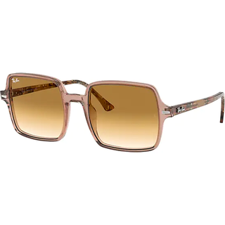 Ray - Ban Kvinde RB1973 SQUARE II 128151 Solbriller Acetat Brun Brun Firkantet Normal Skygge