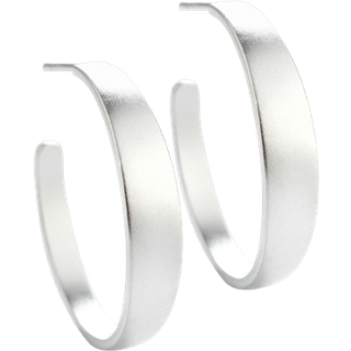 BB HOOP SAND SMALL | SILVER