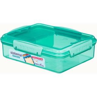 SISTEMA Madkasse snack attack duo - pink
