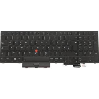Lenovo Transimage - Bærbar tastatur - til udskiftning - Tysk - Sort