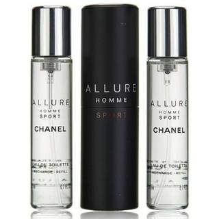 Chanel Allure Homme Sport Gavesæt 20ml EDT Spray + 2 x Refills