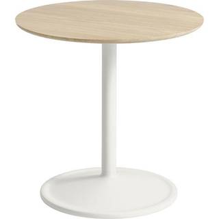 Muuto Soft Sidebord Solid Oak/Off White Ø48h: 48 cm