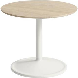 Muuto Soft Sidebord Solid Oak/Off White Ø48h: 40 cm