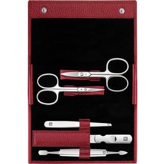 5-delt manicuresæt, læderetui, rød, Classic Inox - Zwilling