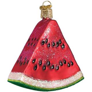 Old World Julepynt: Frugtudvælgelsesglas blæst ornamenter til juletræ vandmelon