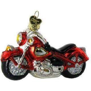 Old World Christmas Ornaments: Fly Trains Helicopters Boats and Trucks Glass blæst ornamenter til juletræ