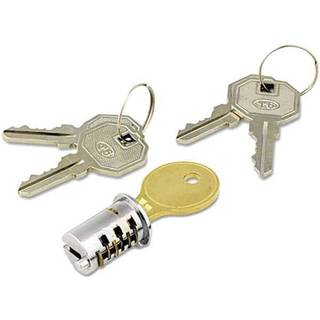Alera Alekc501111 Lock Core Set til Metal File Pedestals - Chrome (1 -Set)