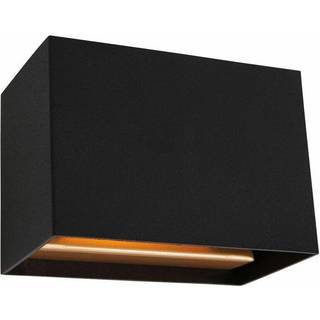 LED-væglampe Muro 3365, sort, kantet, G9, 2.700 K