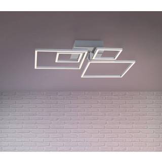 Frames LED-loftlampe, 2 små/2 store kvadrater