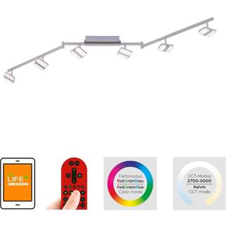 LOLAsmart Sabi LED-loftspot, 6 lyskilder