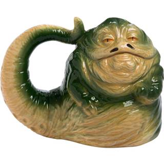 Vandor Star Wars Jabba The Hutt Formet Keramikrus, 26 oz XX-Large – Samleobjekt, Skulptureret Suppe- og Kaffekrus