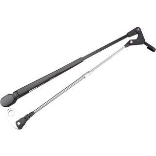 Parallelarm / viskerarm båd TMC Heavy Duty, med justerbart hoved &amp; krokmontering, sort, 482 - 609 mm (19" - 24")