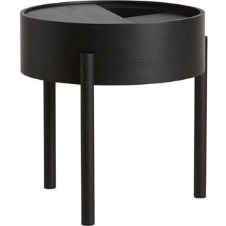 Woud Arc Sofabord Matt Laquered Walnut Ø42 cm