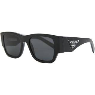 Prada Mand PR 10ZS 1AB5S0 Solbriller Acetat Sort Grå Pillow Normal