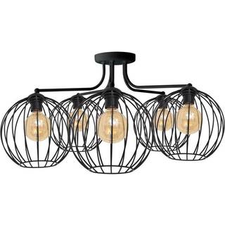 Loftlampe Cumera med burskærme, 5 lyskilder