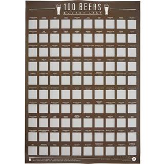 100 Beers Skrabeplakat