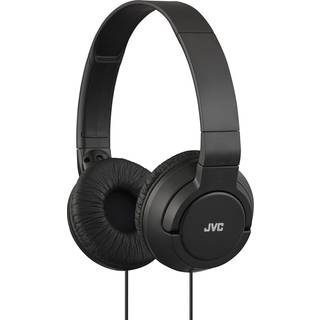 JVC HA-S180 lightweight headphones. Black