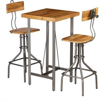 barsæt 3 dele massivt genanvendt teak